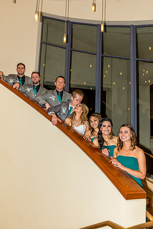Wedding Party Stairway image 2 (Kiss)