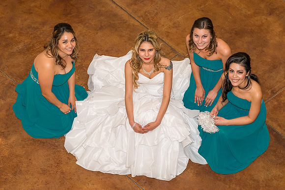 Laura and Bridesmaids floor image 1
