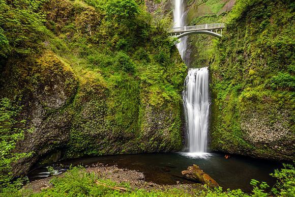 425 Multnomah Falls 2015 Benson Bridge