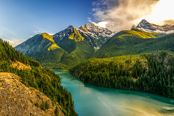532 Colonial Peak Over Diablo Lake
