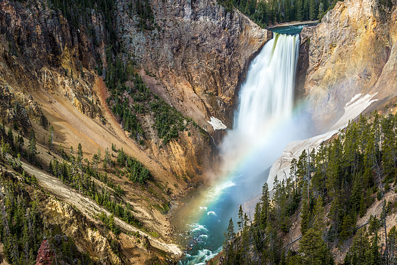 440 Rainbow on Lower Yellowstone Falls