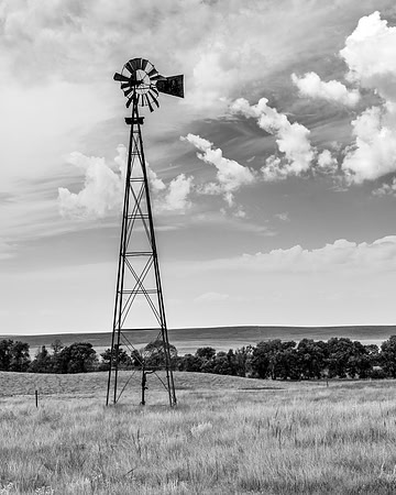 113 Earth, Wind, Water - Black and White