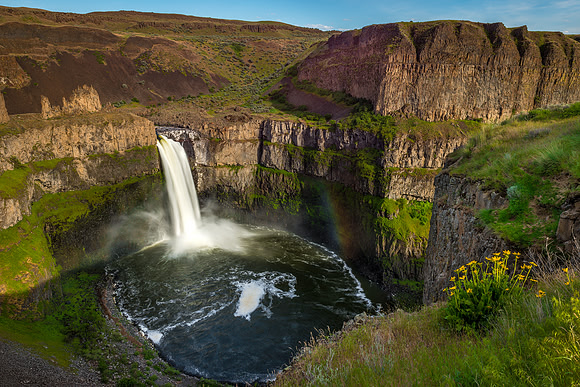 443 Palouse Falls Rainbow